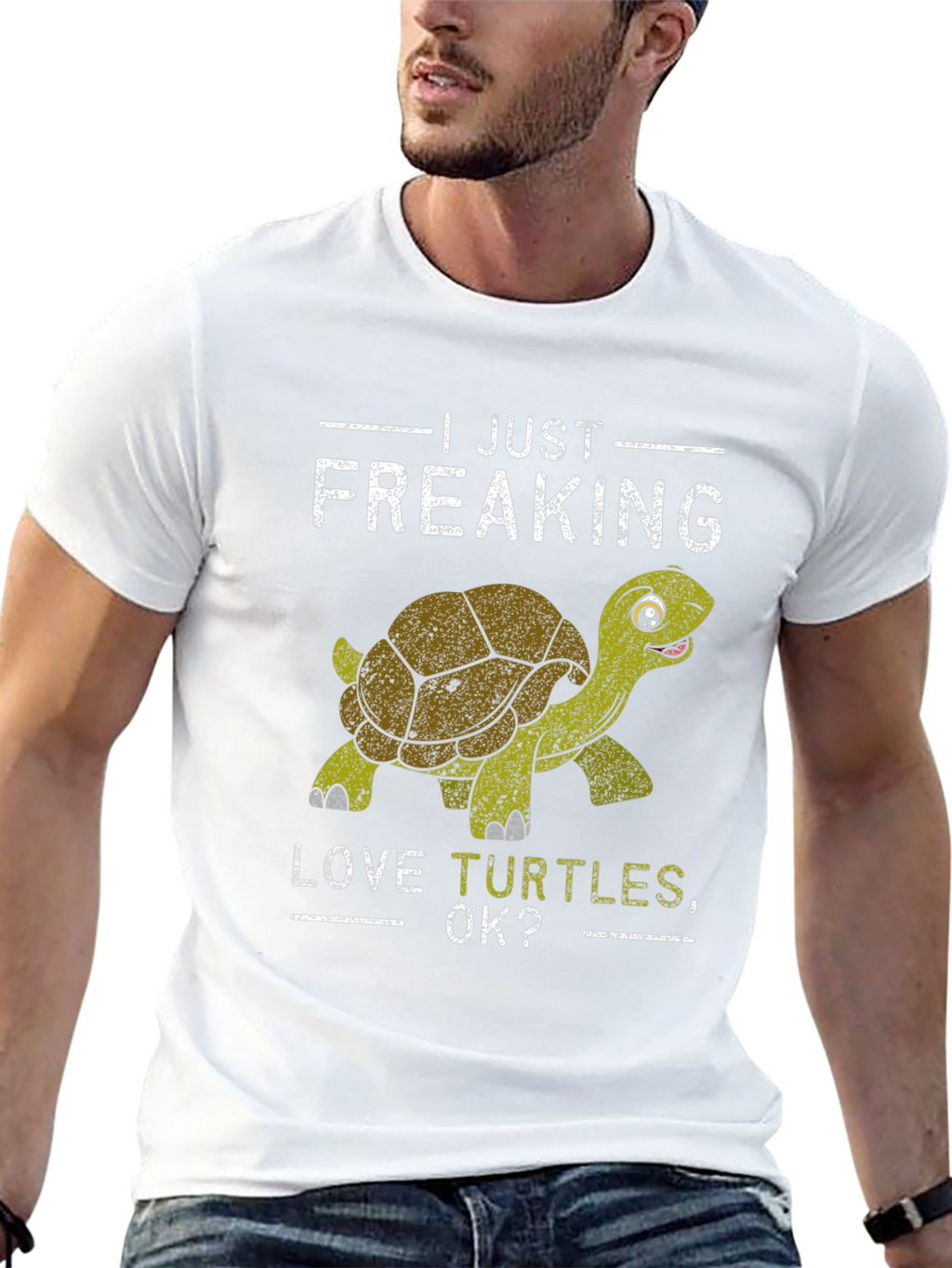 I Just Freaking Love Turtles OK? T-Shirt
