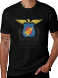 US Space Force Fighter T-Shirt Black