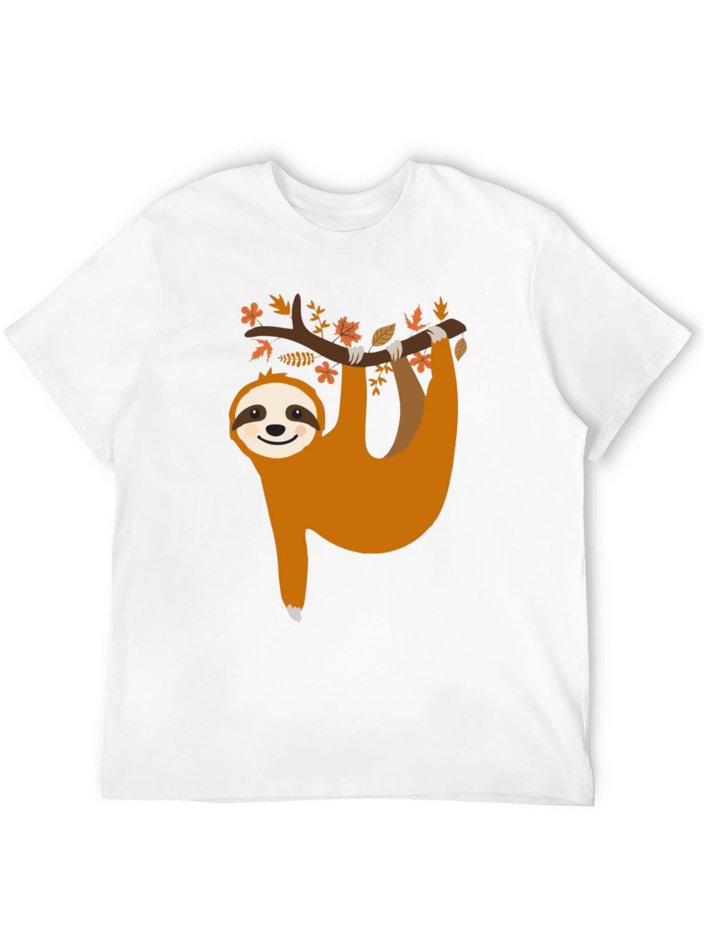 Cute Sloth Hanging from Tree T-Shirt - Unisex