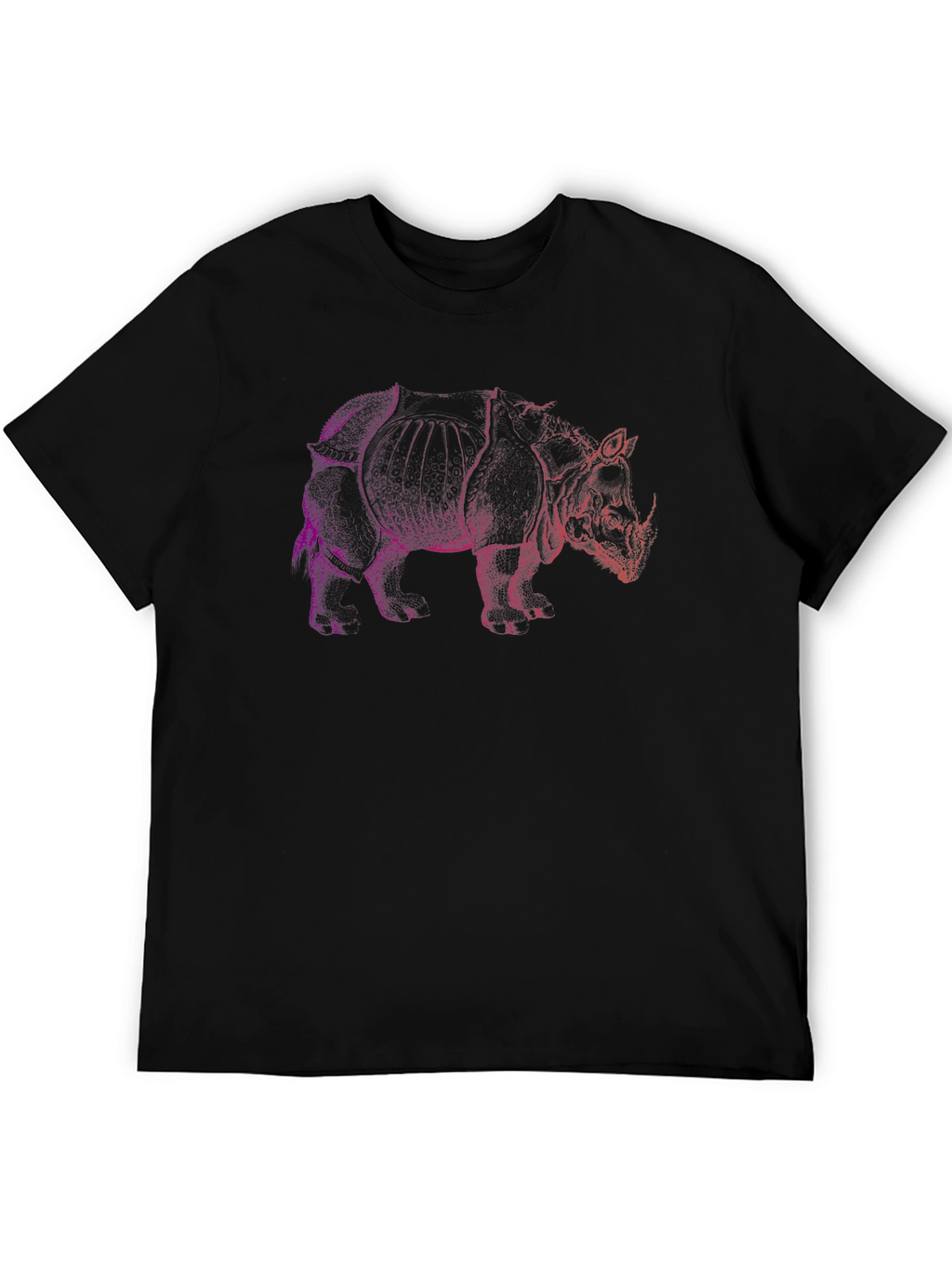 Rhinoceros Graphic Tee - Bold Animal Print Shirt