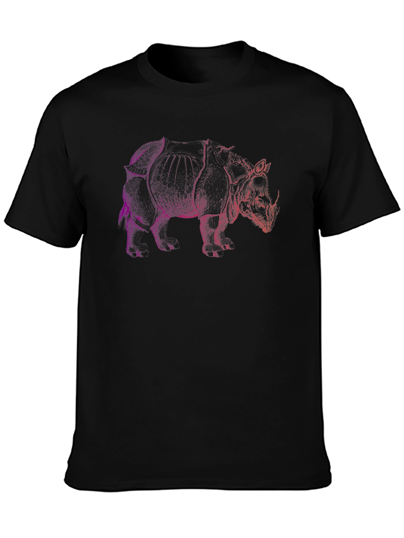 Rhinoceros Graphic Tee - Bold Animal Print Shirt