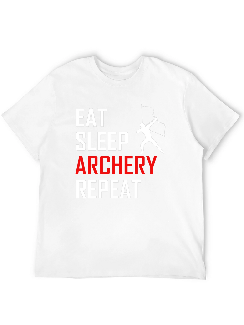 Eat Sleep Archery Repeat T-Shirt - Archery Lover Tee