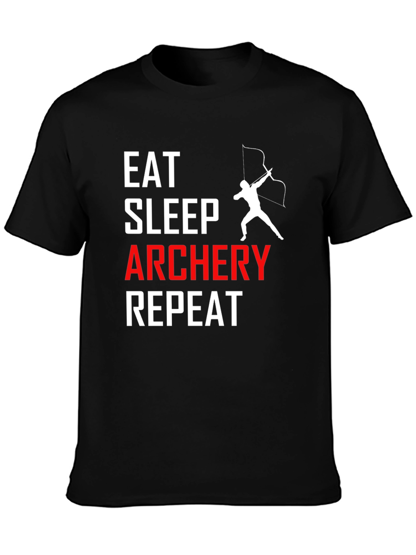 Eat Sleep Archery Repeat T-Shirt - Archery Lover Tee
