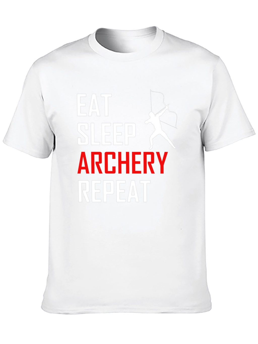 Eat Sleep Archery Repeat T-Shirt - Archery Lover Tee