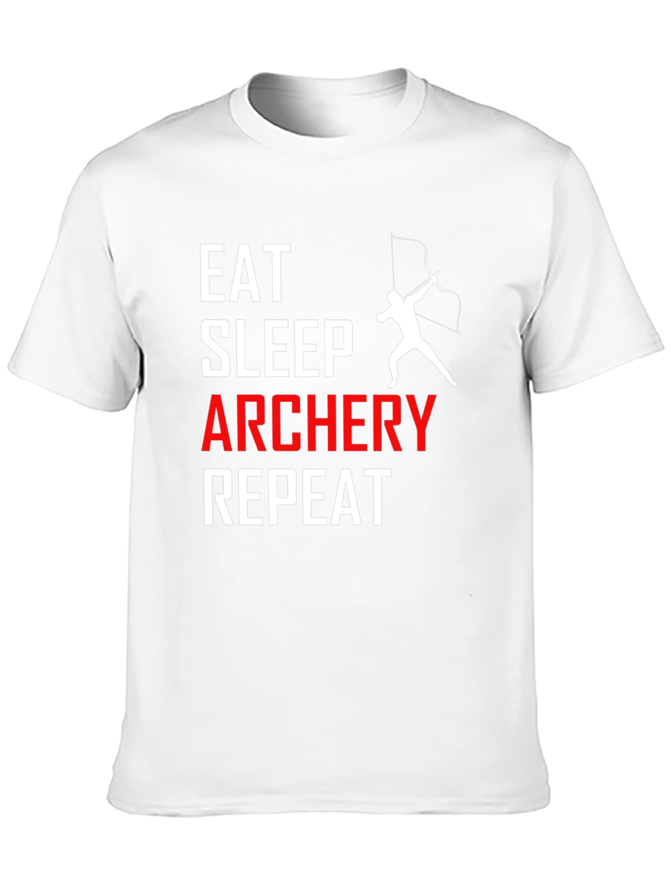 Eat Sleep Archery Repeat T-Shirt - Archery Lover Tee