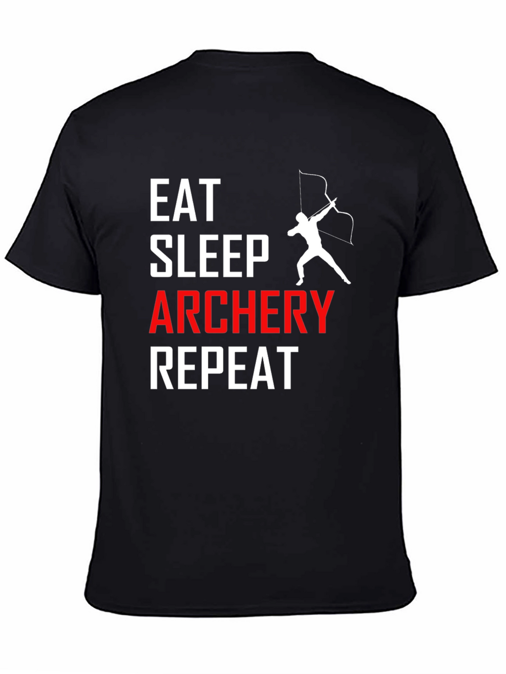 Eat Sleep Archery Repeat T-Shirt - Archery Lover Tee