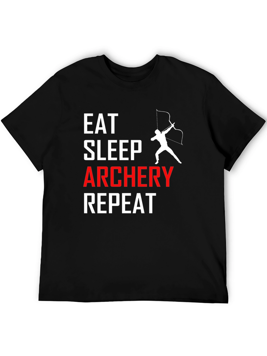 Eat Sleep Archery Repeat T-Shirt - Archery Lover Tee