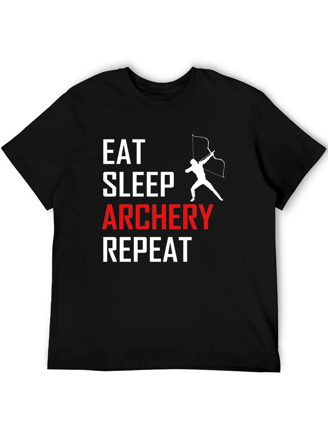 Eat Sleep Archery Repeat T-Shirt - Archery Lover Tee