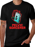 Retro Pelvic Sorcerer T-Shirt - Cassette Player Design