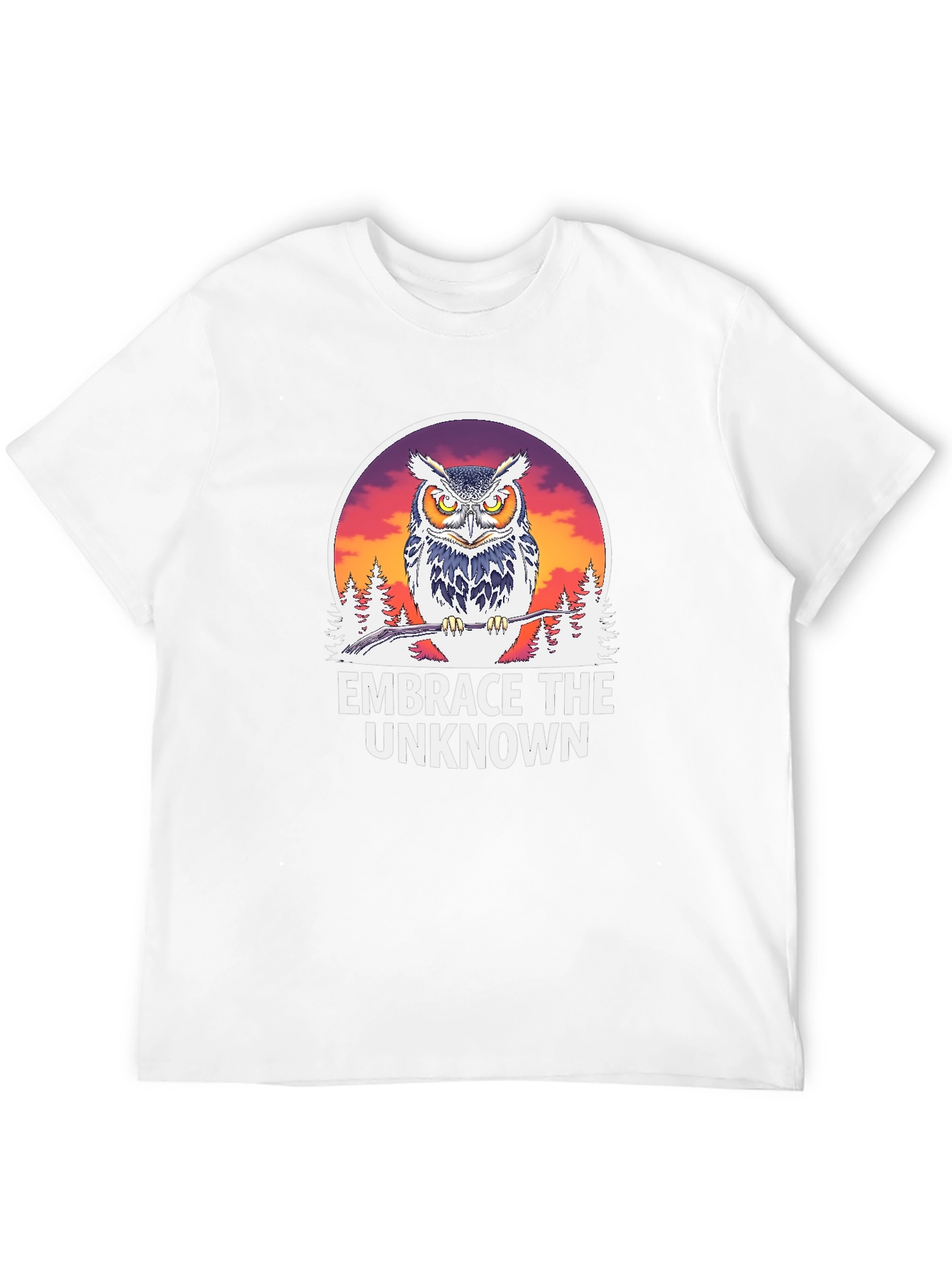 Embrace the Unknown Owl Graphic T-Shirt