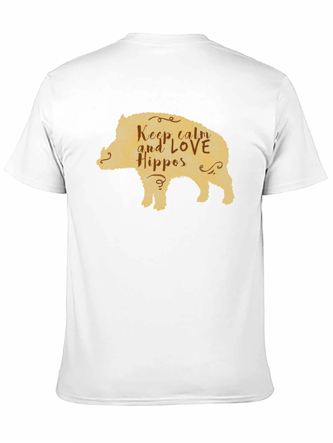 Keep Calm Love Hippos Pig T-Shirt
