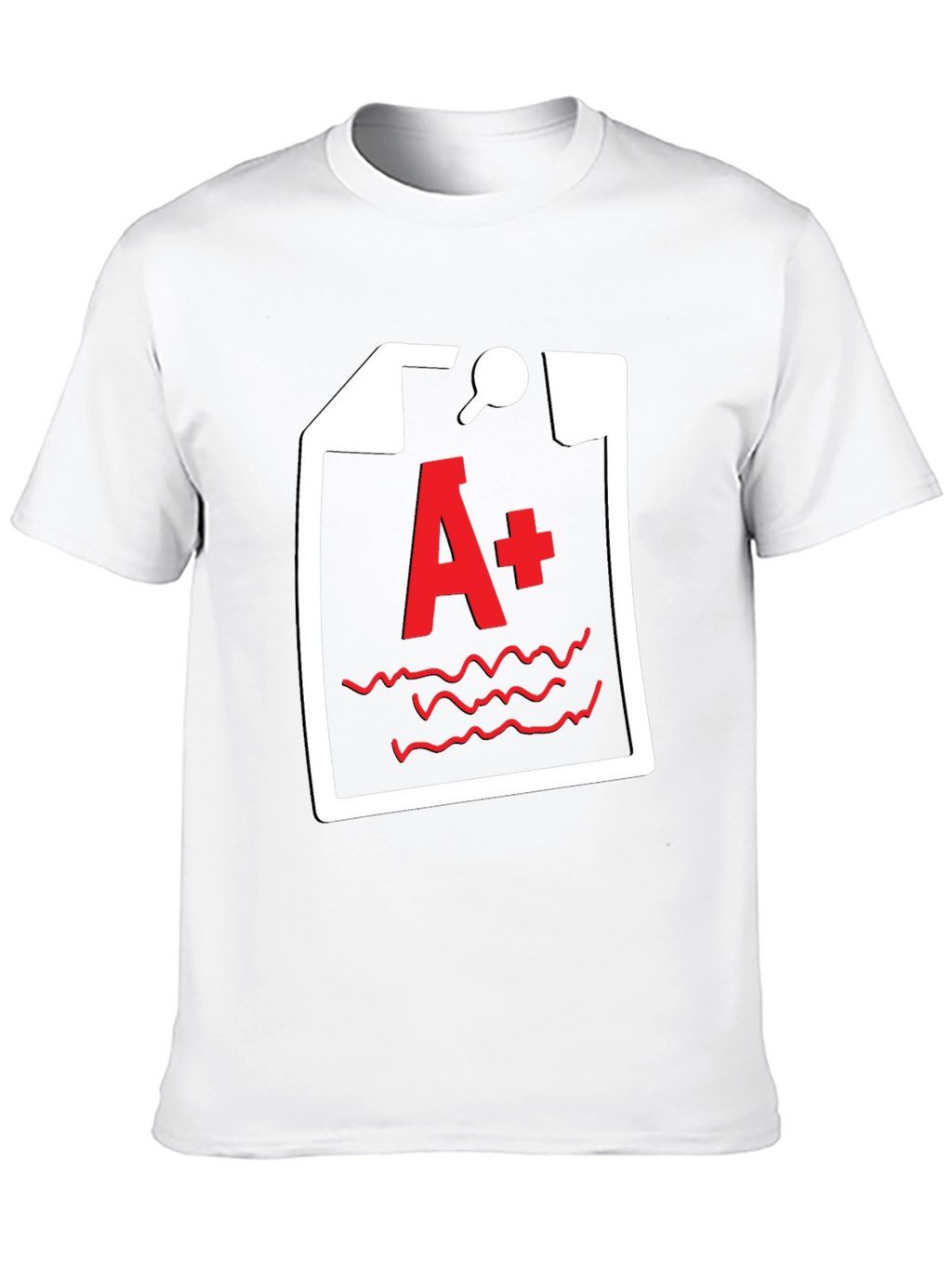A+ Grade Black T-Shirt - Academic Humor Tee