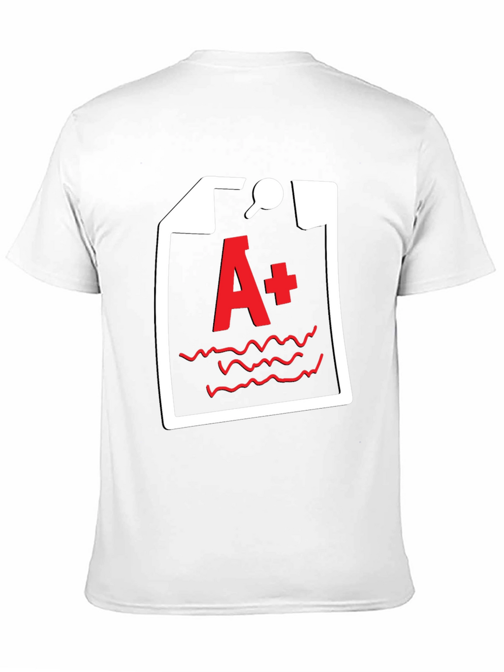 A+ Grade Black T-Shirt - Academic Humor Tee