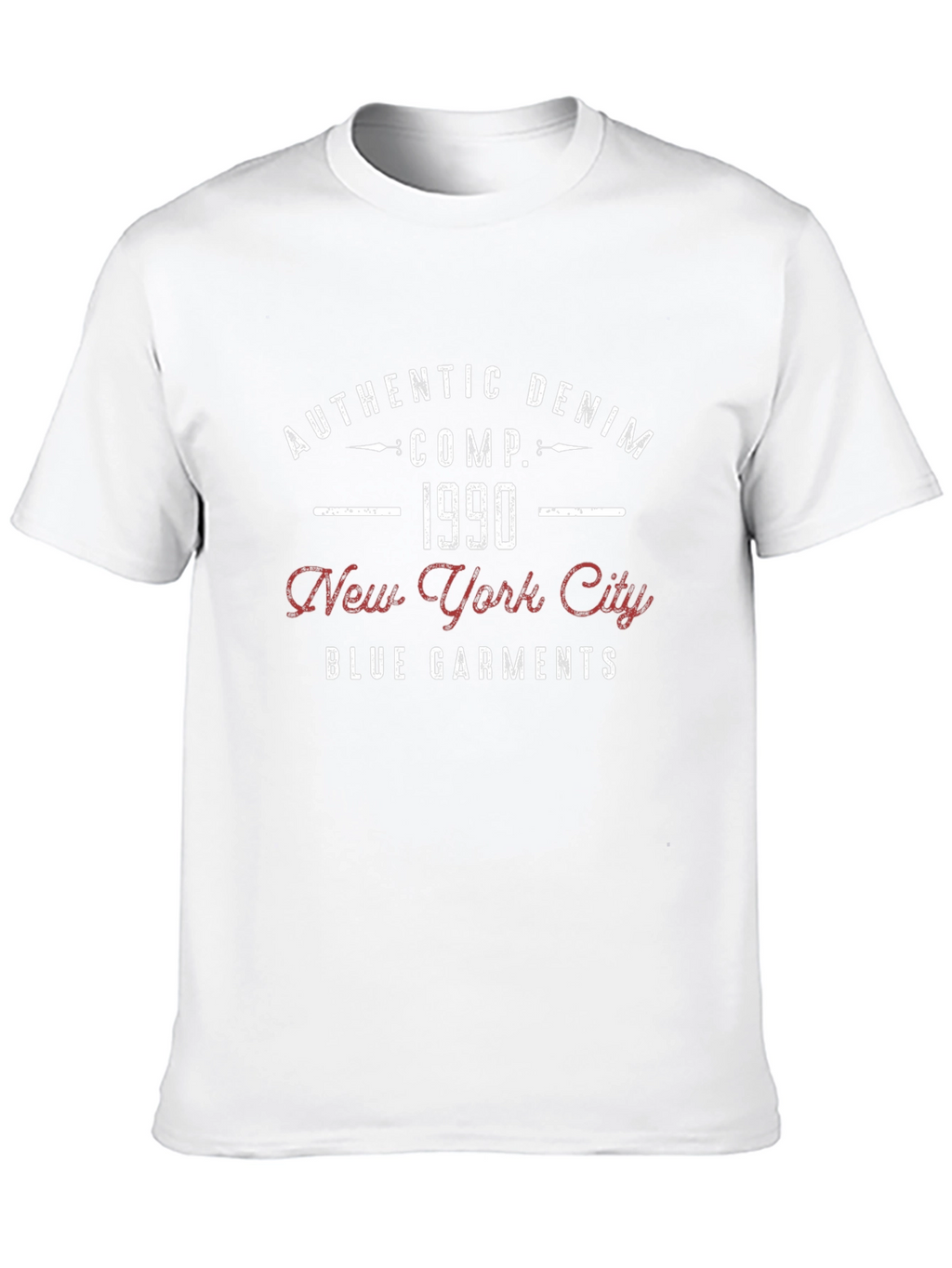 Authentic Denim Graphic T-Shirt