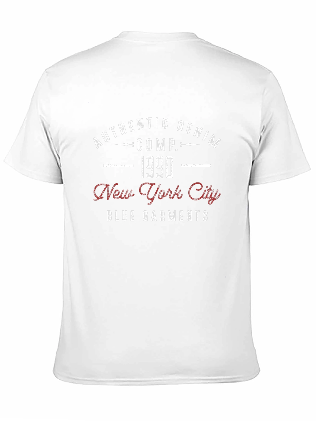 Authentic Denim Graphic T-Shirt