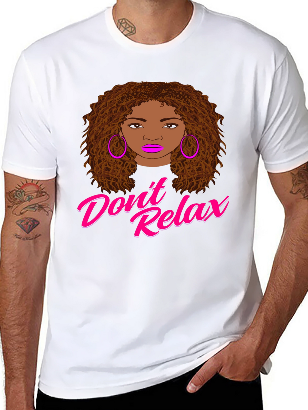 Dont Relax Graphic Print T-Shirt