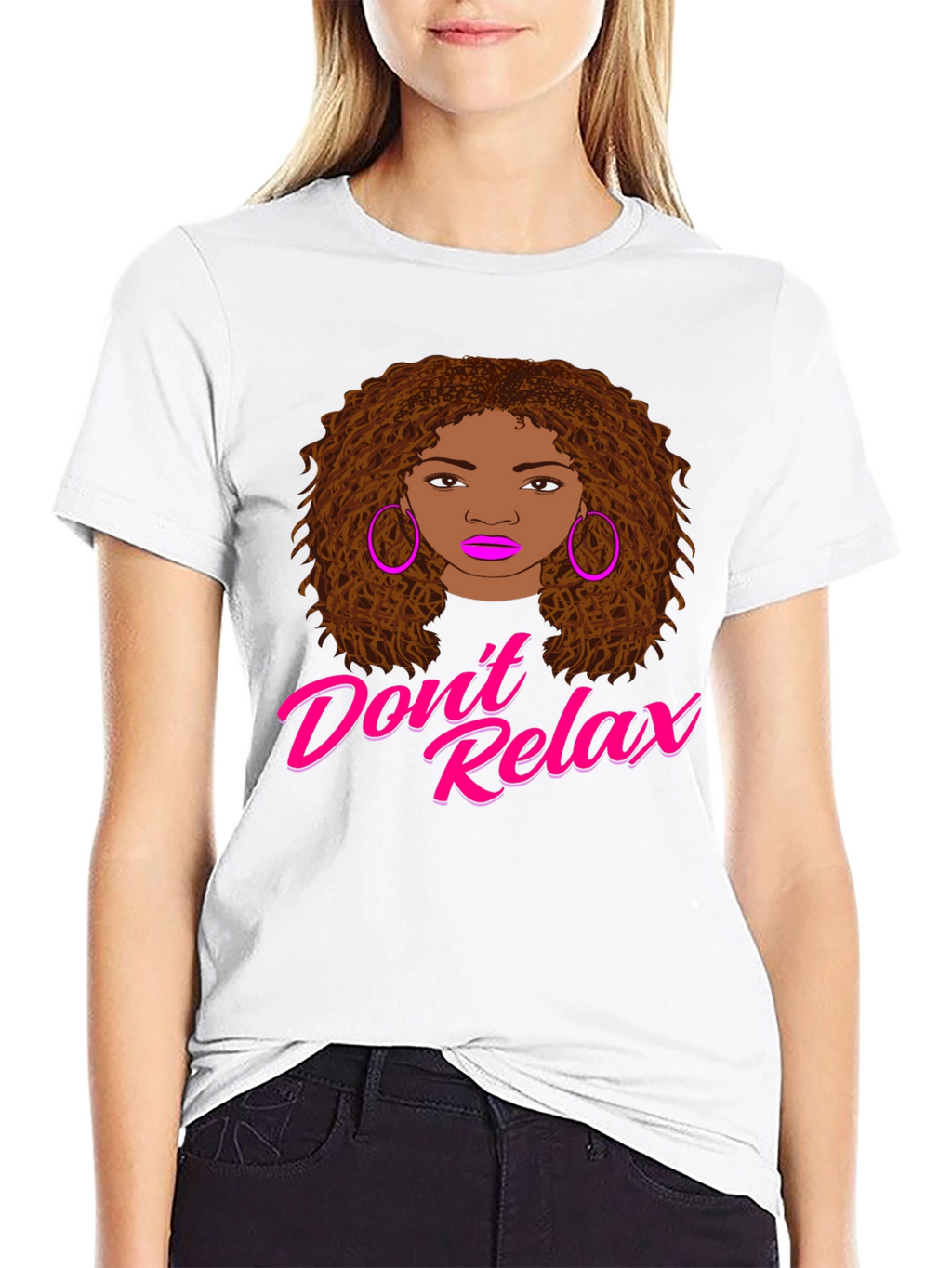 Dont Relax Graphic Print T-Shirt