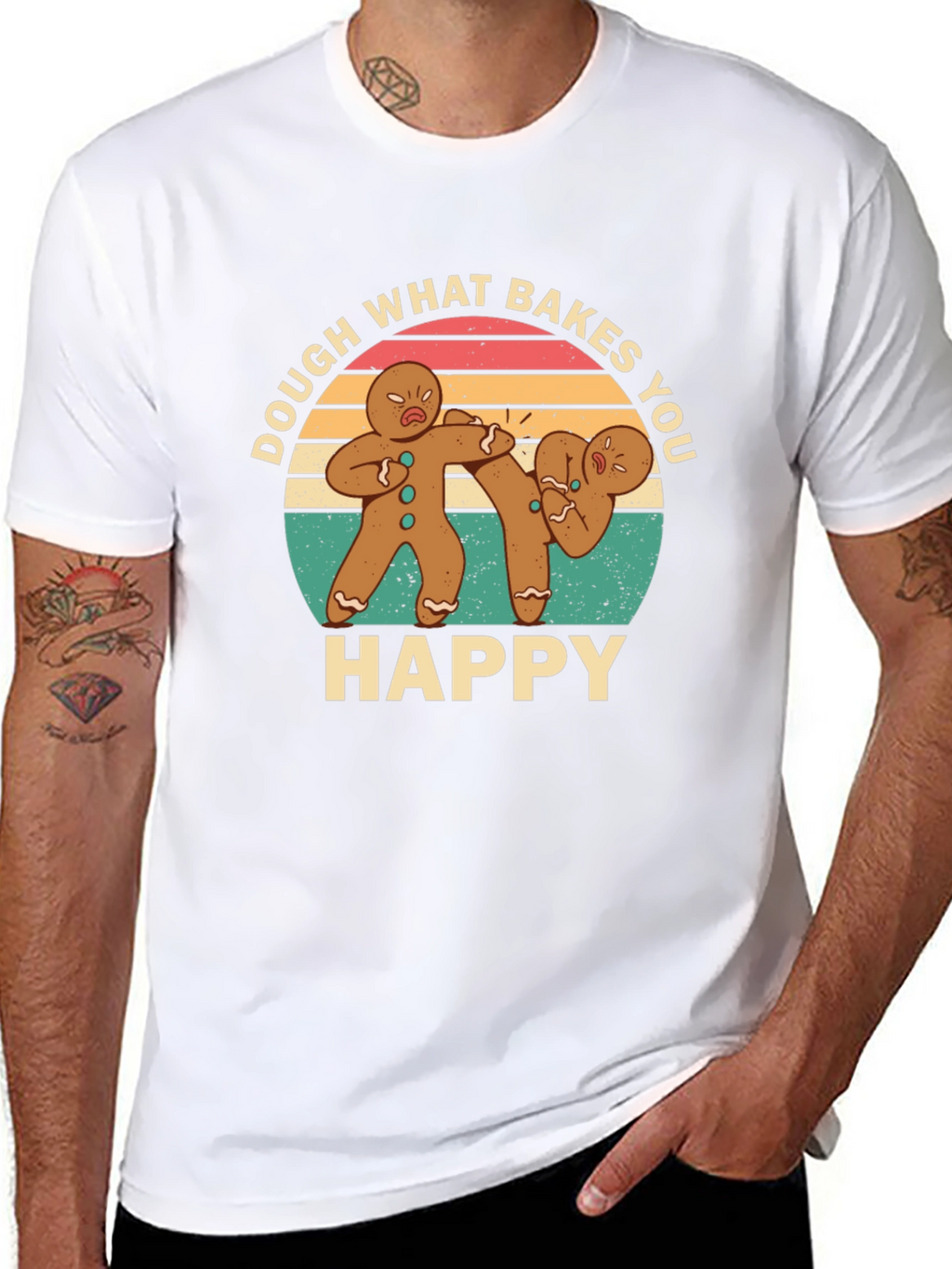 Dough What Bakes You Happy Black T-Shirt