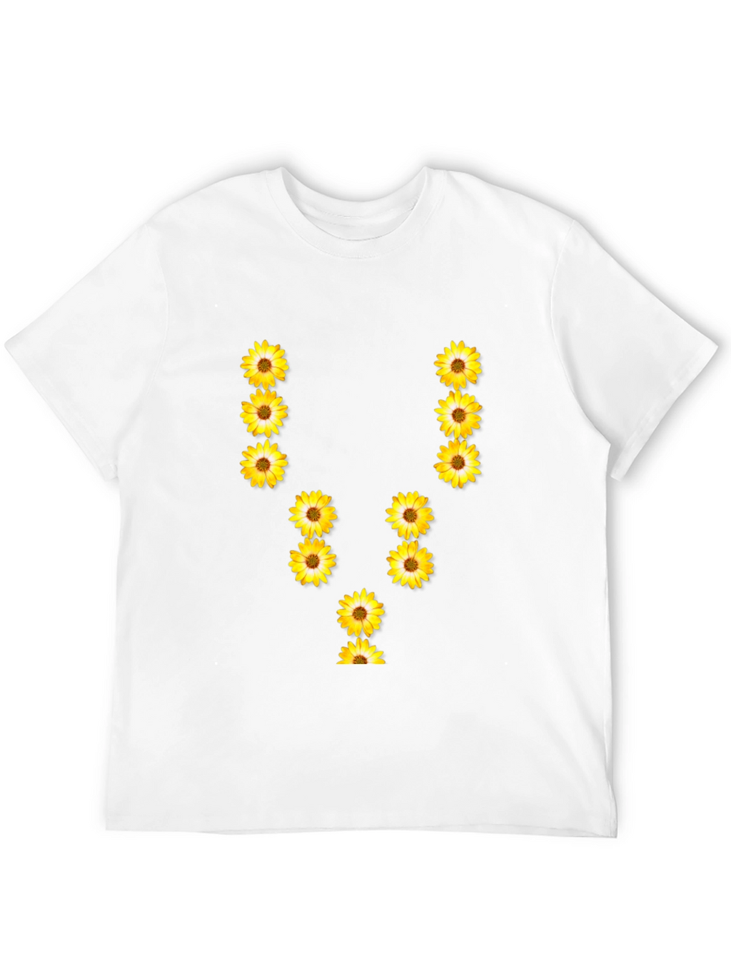 Sunflower U Letter Black T-Shirt