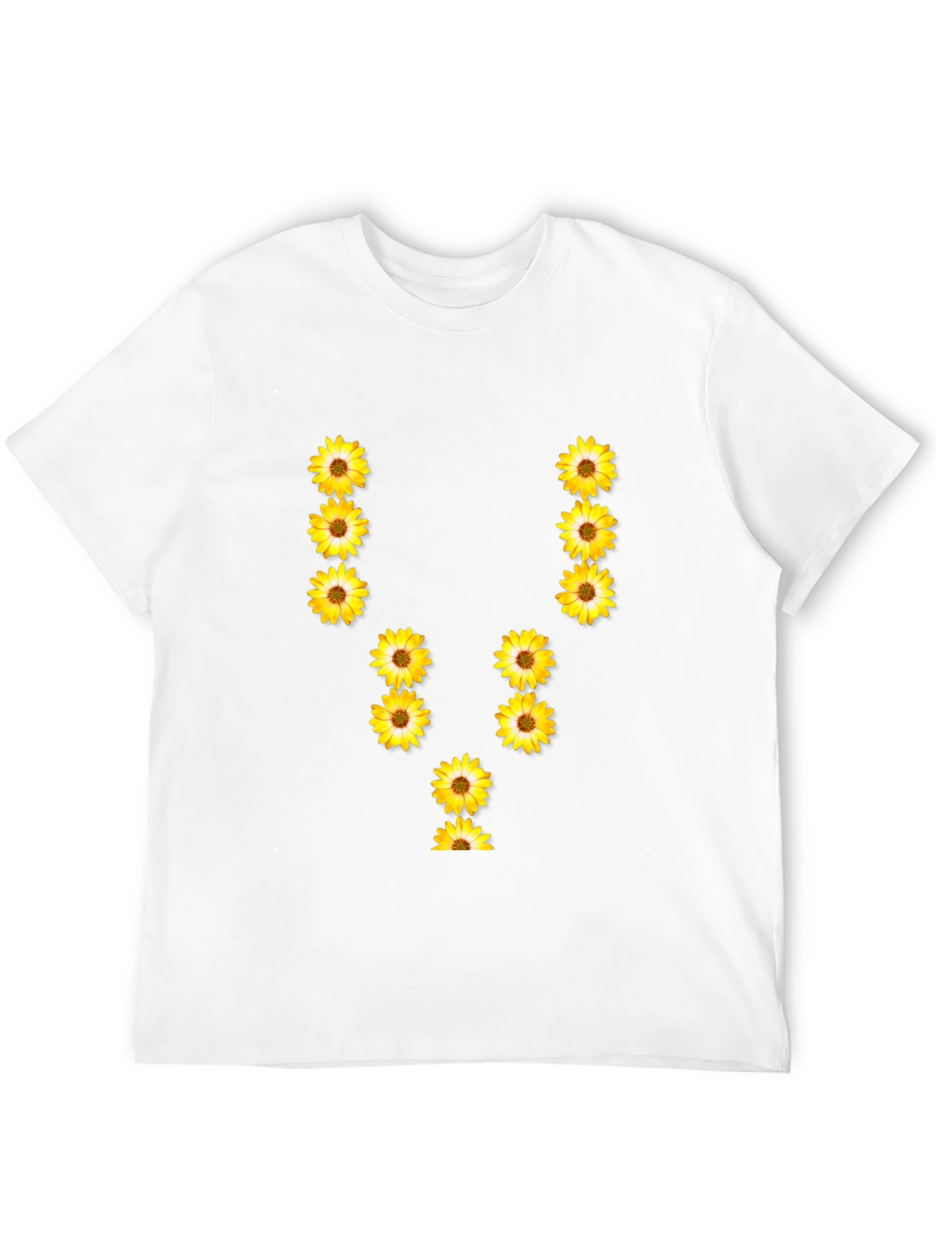 Sunflower U Letter Black T-Shirt