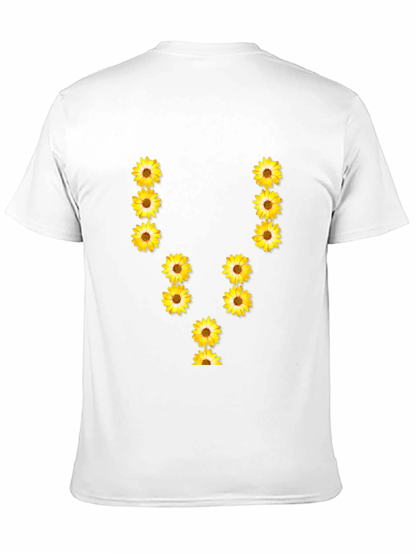 Sunflower U Letter Black T-Shirt