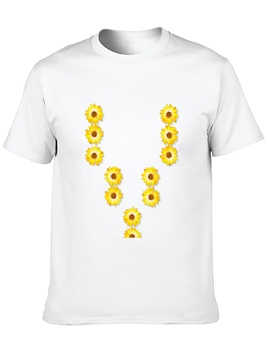 Sunflower U Letter Black T-Shirt