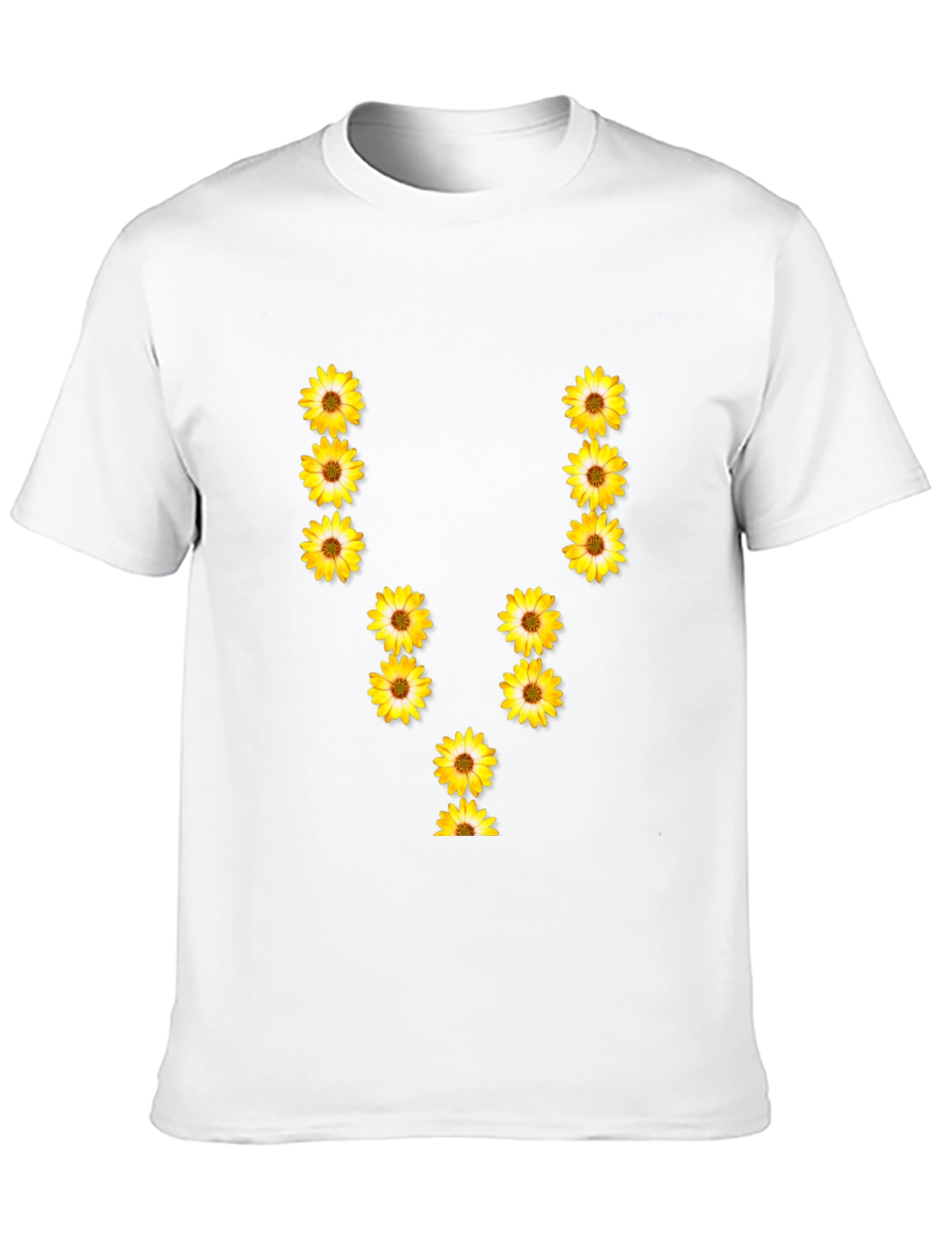Sunflower U Letter Black T-Shirt