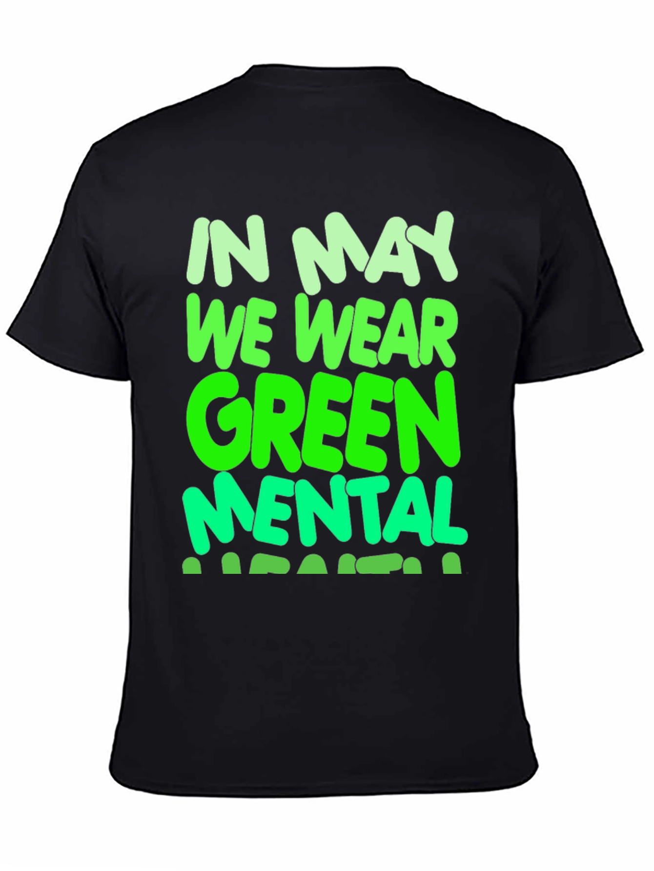 In May We Wear Green Mental Health Awareness T-Shirt