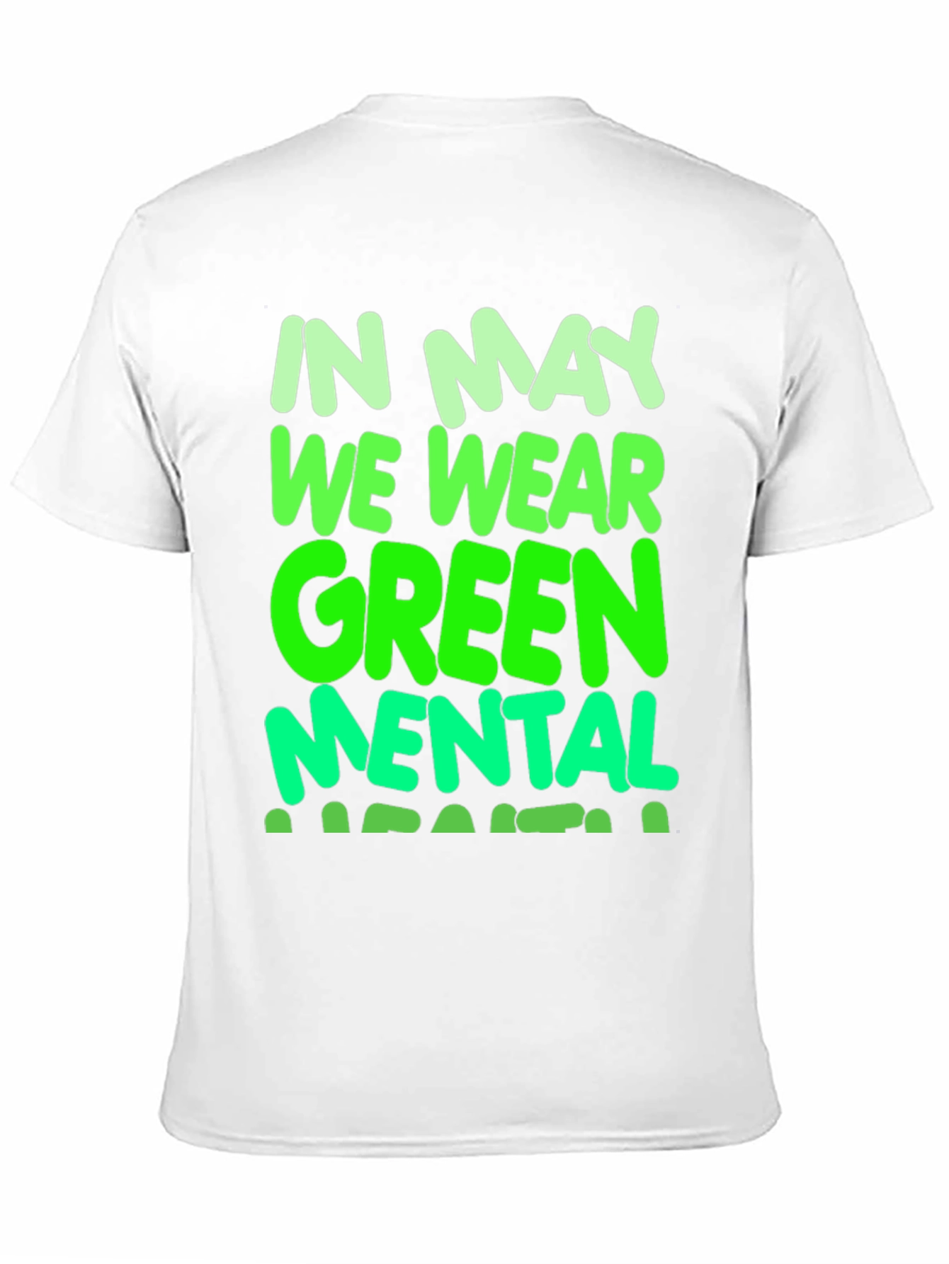 In May We Wear Green Mental Health Awareness T-Shirt