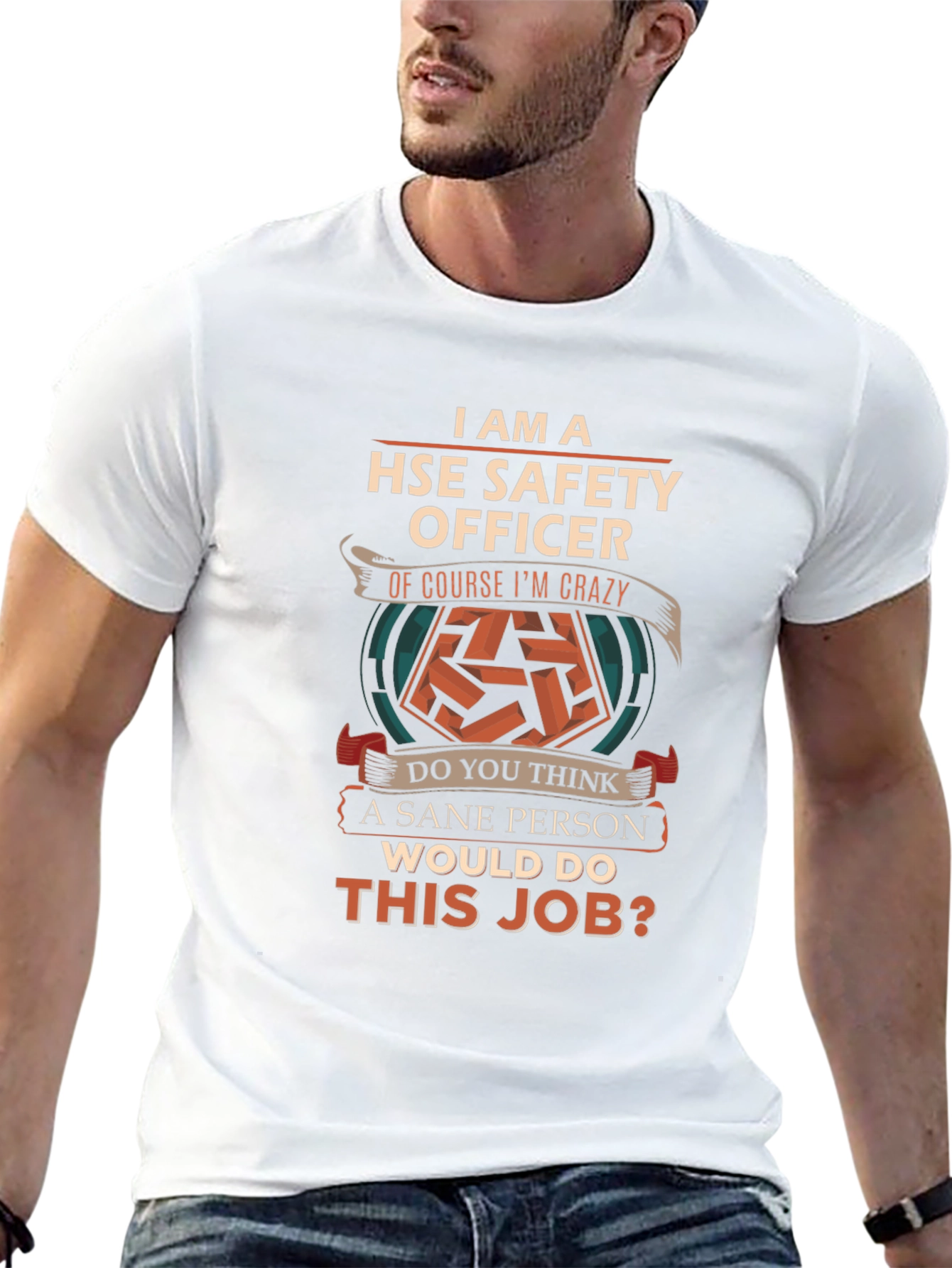 HSE Safety Officer Crazy Job T-Shirt