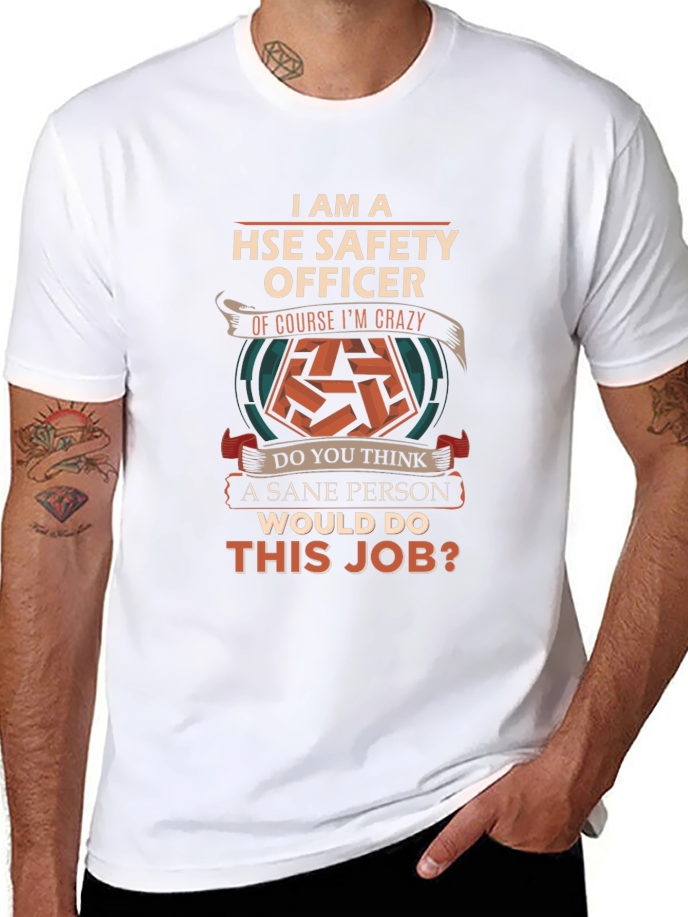 HSE Safety Officer Crazy Job T-Shirt