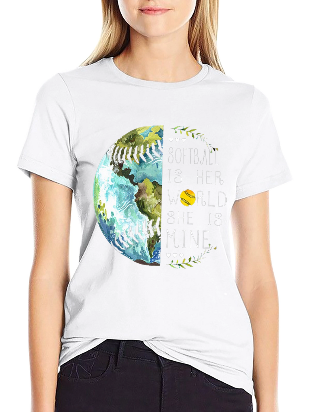 Softball is Her World T-Shirt