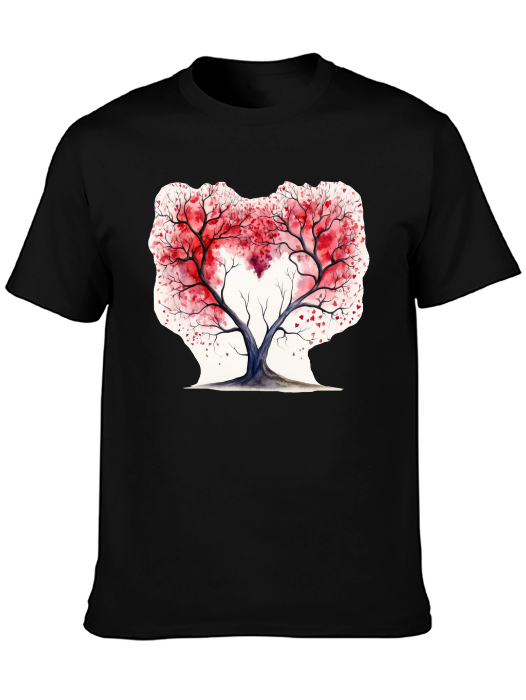 Heart Tree Valentines Day Graphic Tee