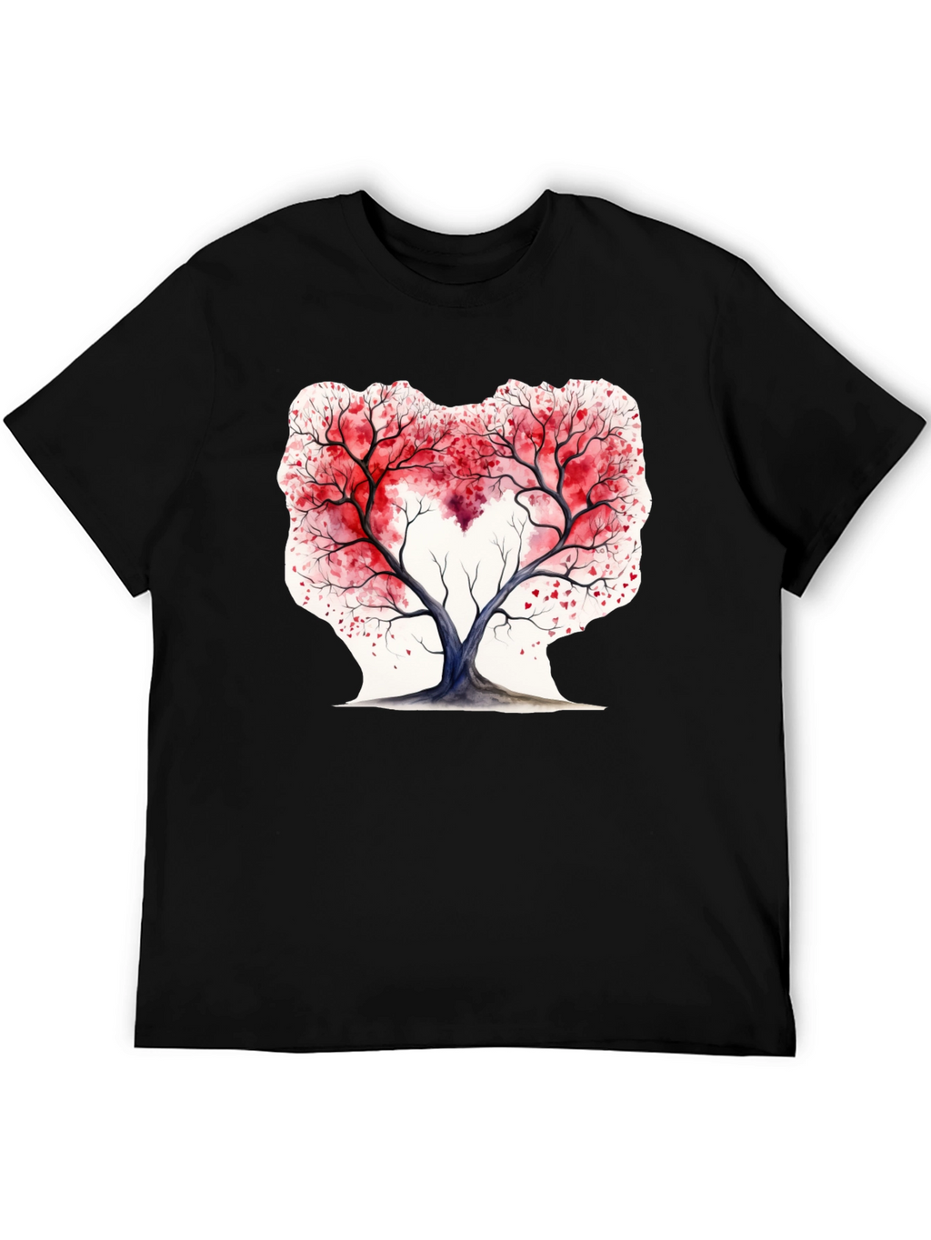 Heart Tree Valentines Day Graphic Tee