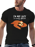 Im Not Lazy T-Shirt - Sloth Design