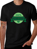 100% Herbivore Graphic T-Shirt - Vegan Friendly Apparel