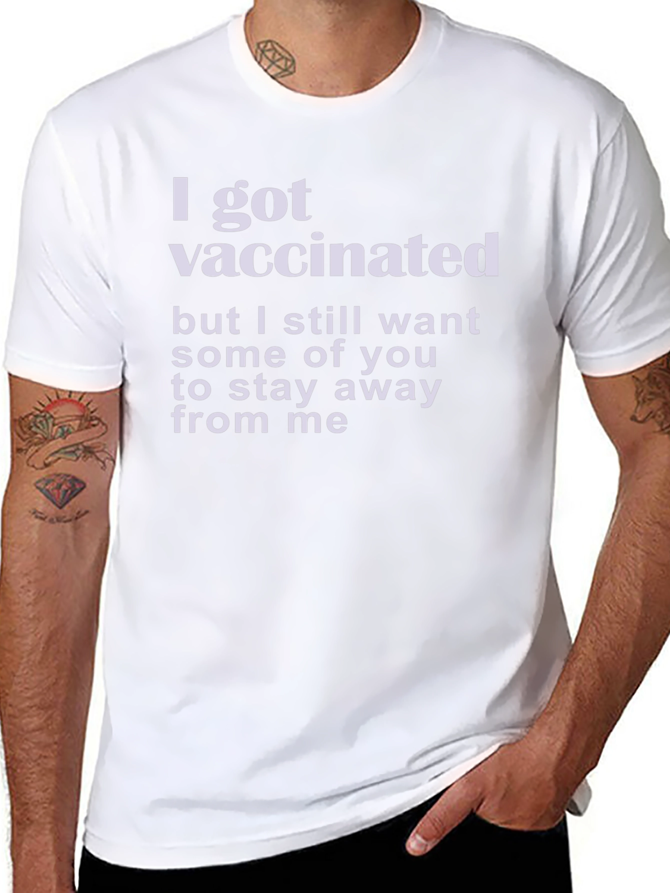 Vaccinated Sarcastic Graphic Tee