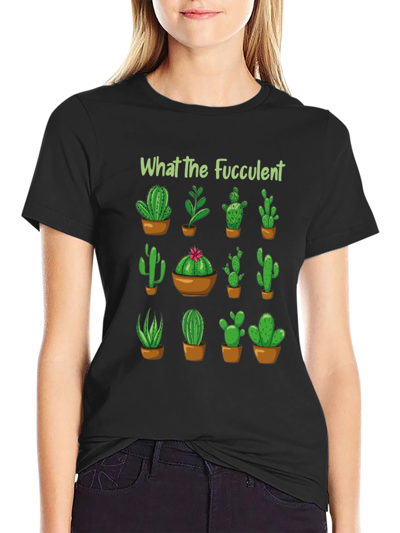 What The Fucculent Cactus T-Shirt