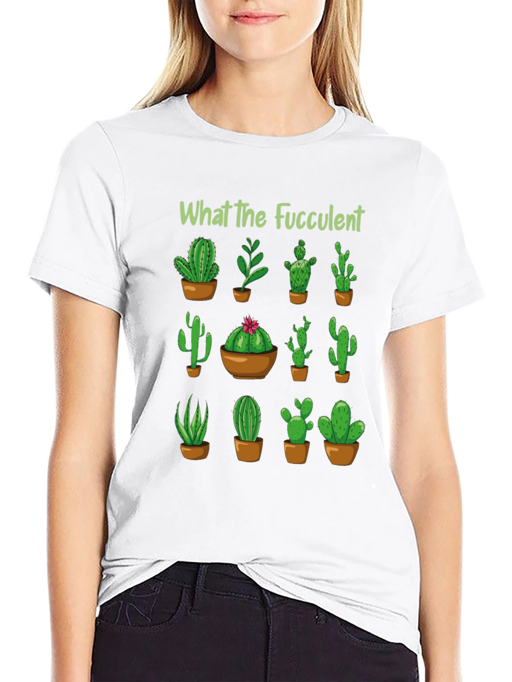What The Fucculent Cactus T-Shirt