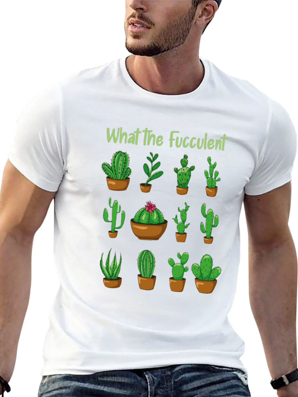 What The Fucculent Cactus T-Shirt