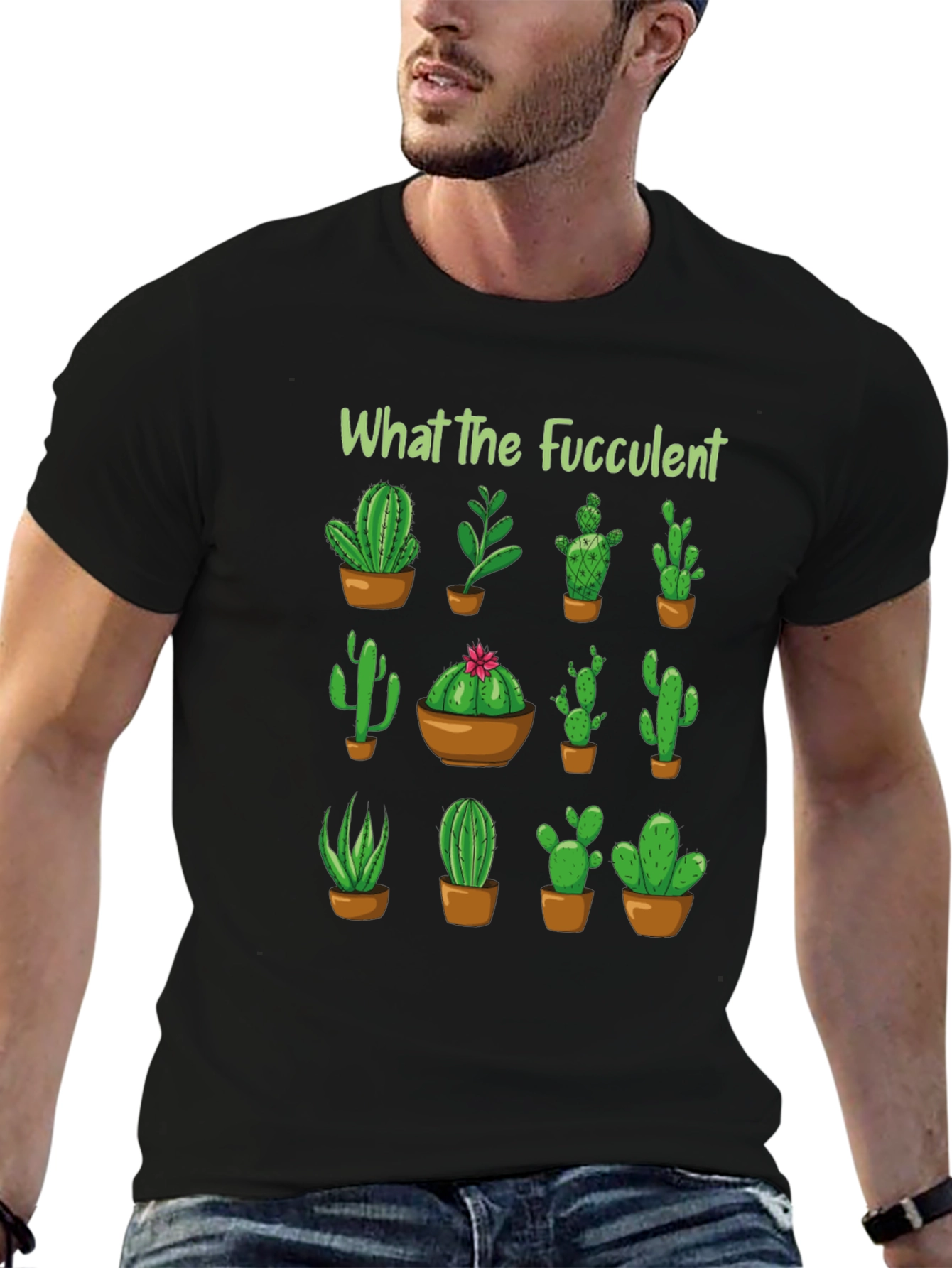 What The Fucculent Cactus T-Shirt