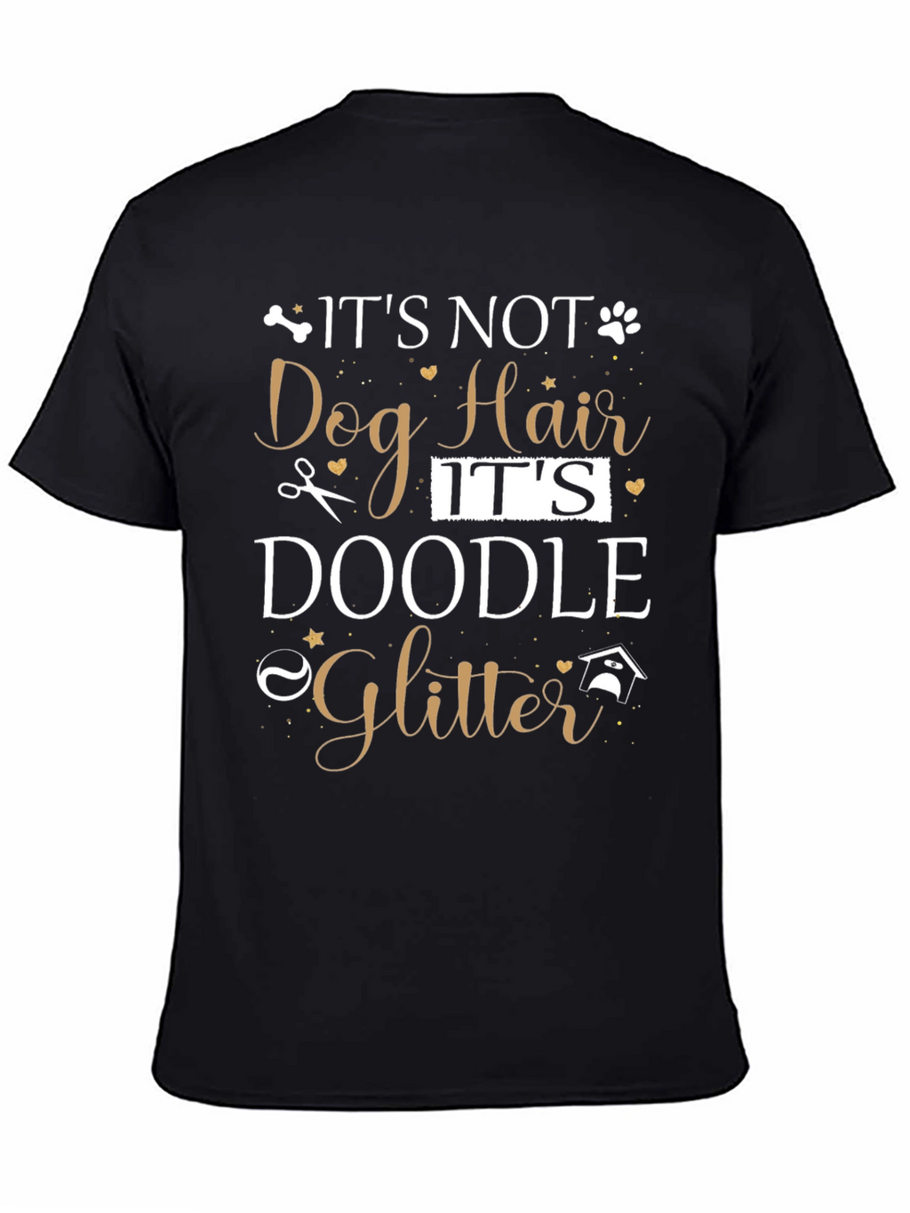 Its Doodle Glitter Graphic Tee