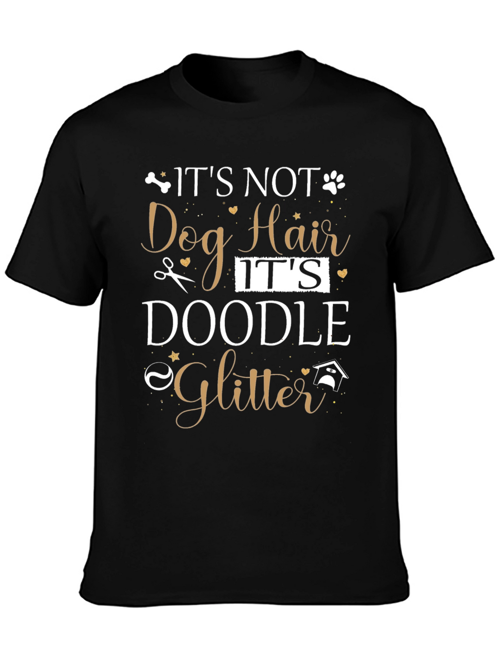 Its Doodle Glitter Graphic Tee