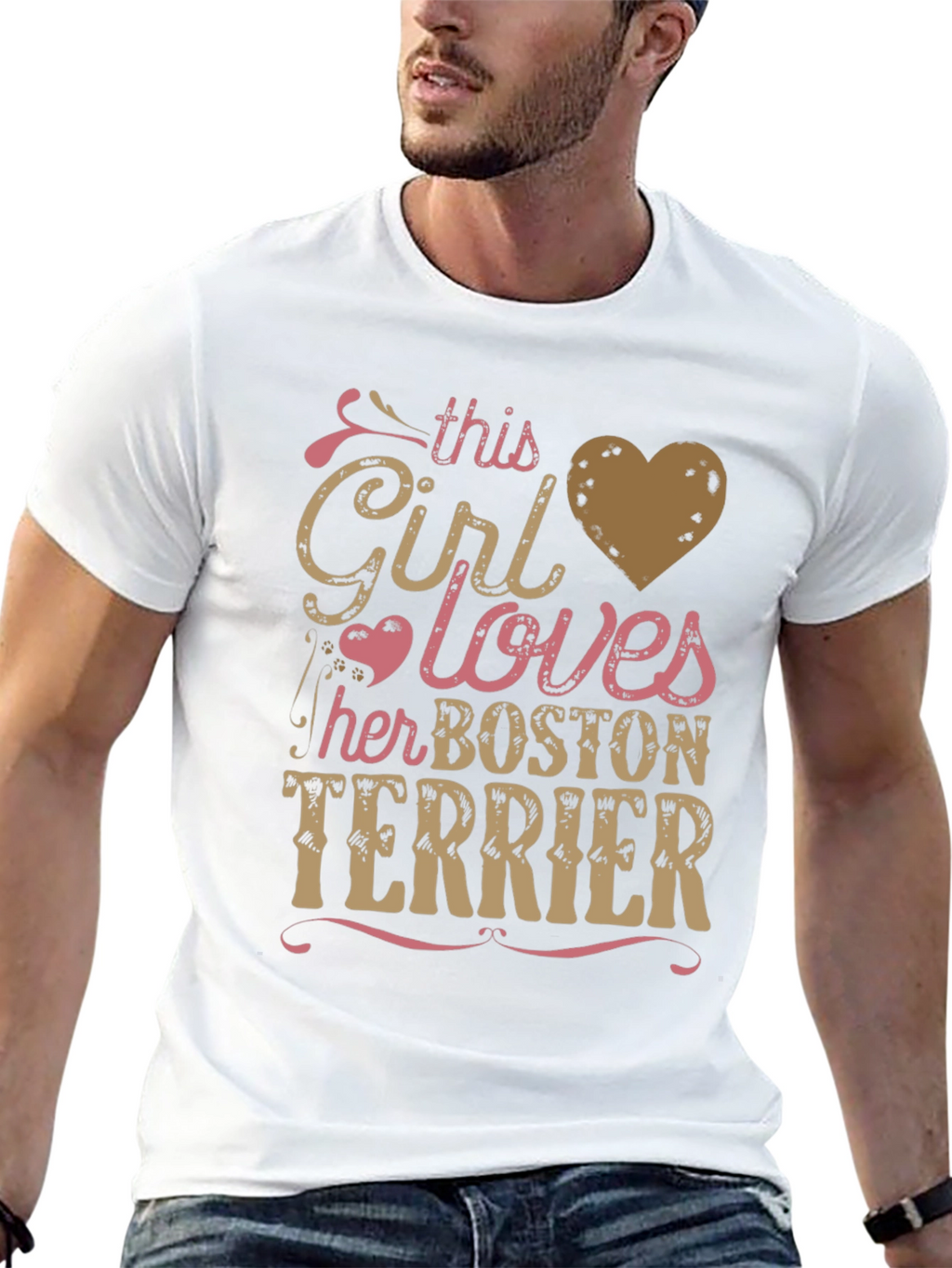 This Girl Loves Her Boston Terrier T-Shirt