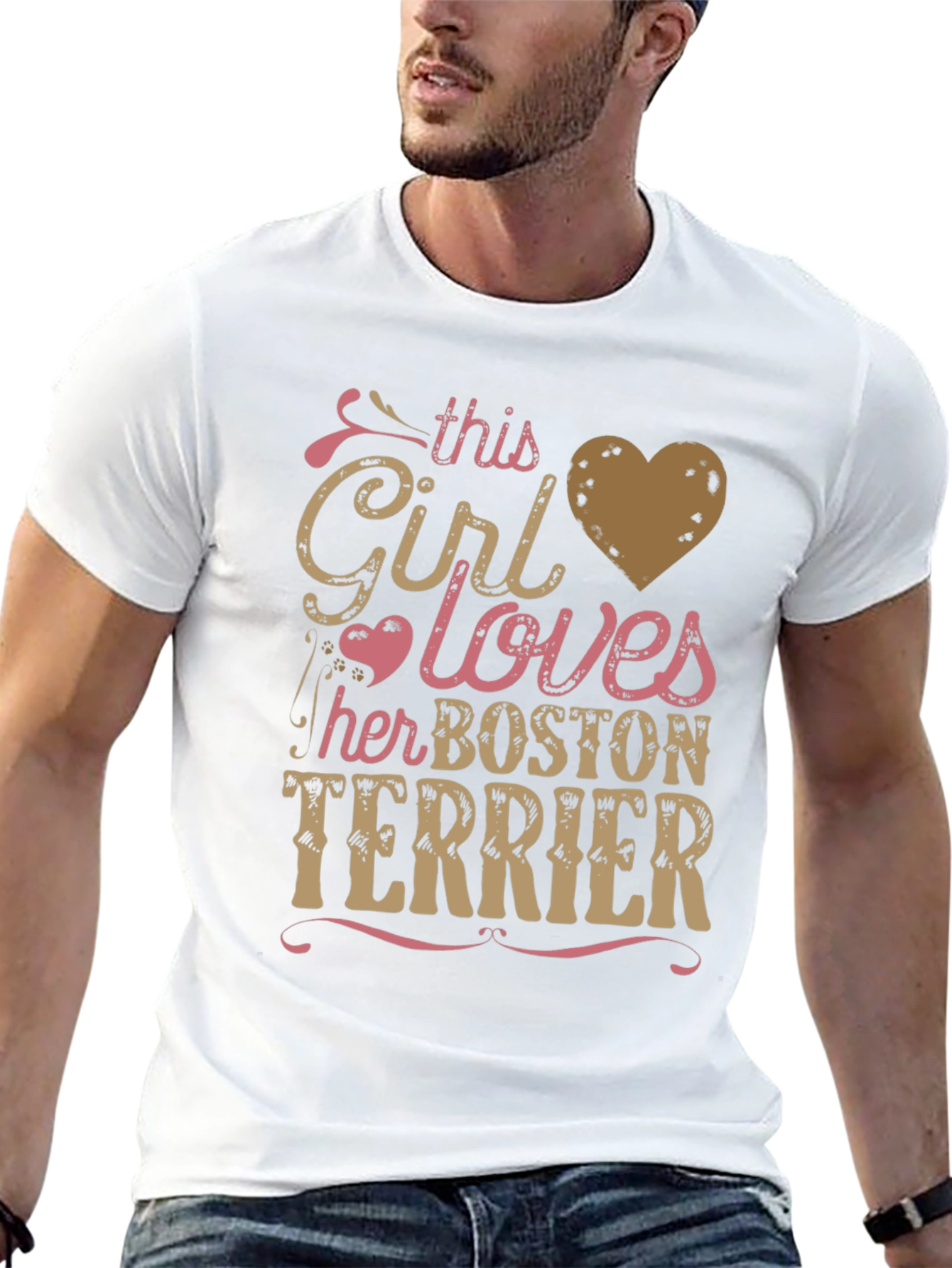 This Girl Loves Her Boston Terrier T-Shirt