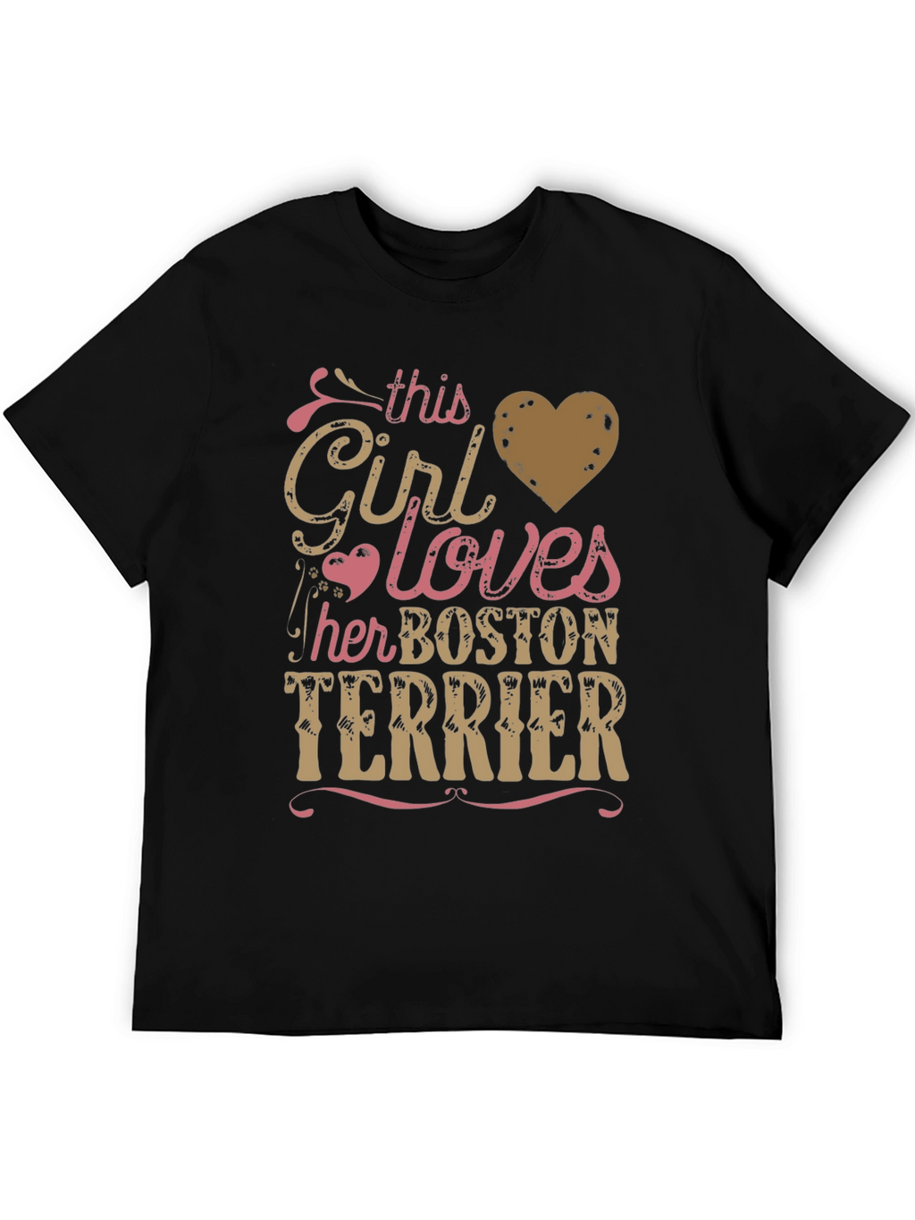 This Girl Loves Her Boston Terrier T-Shirt