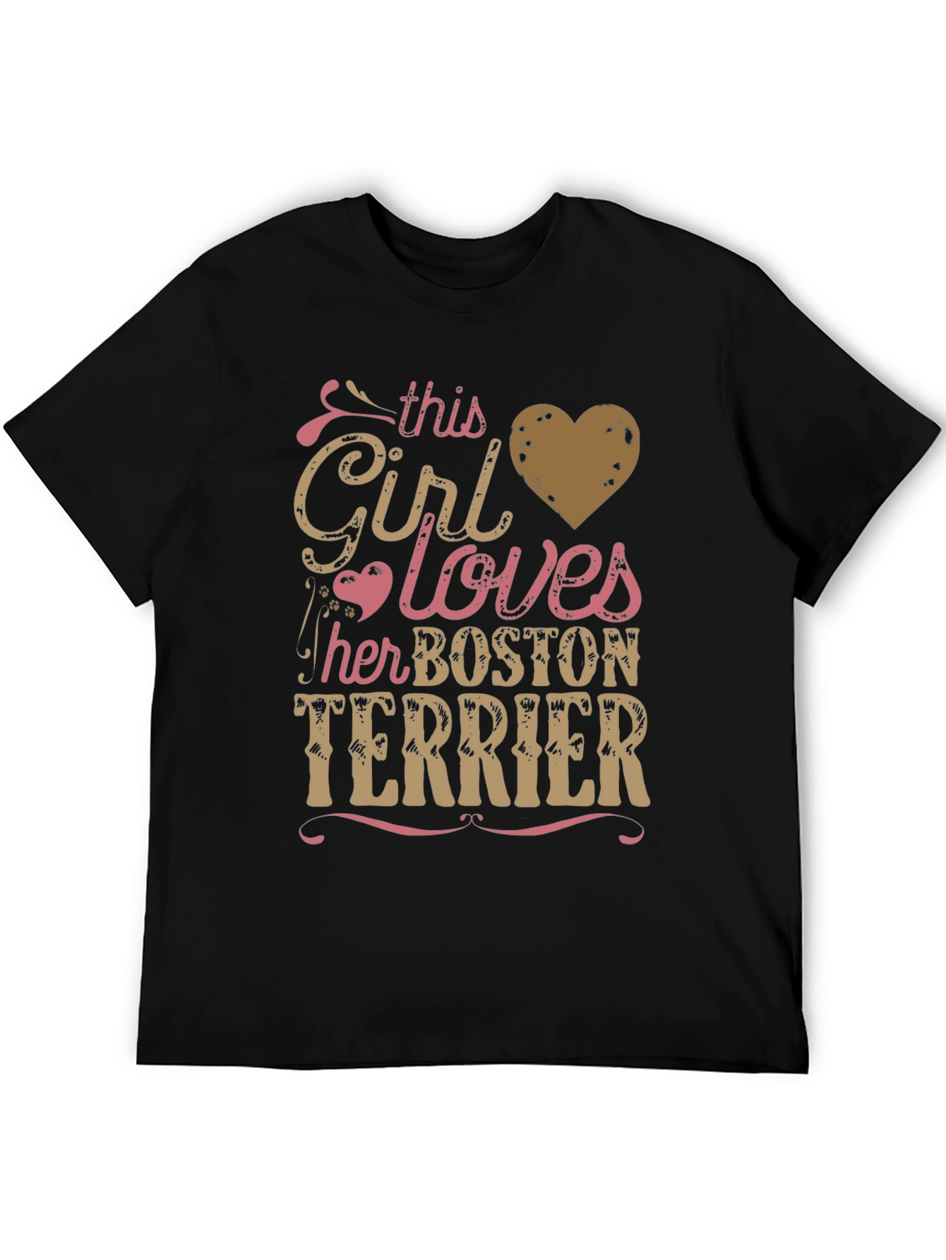 This Girl Loves Her Boston Terrier T-Shirt