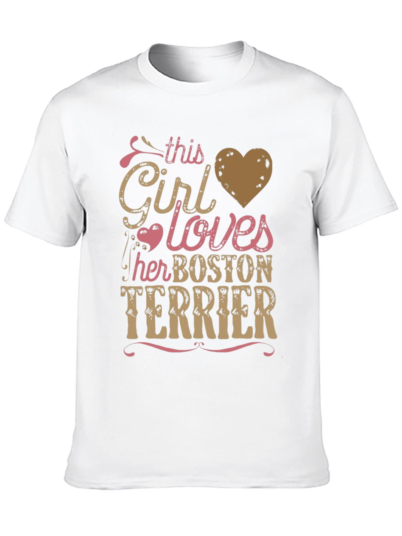 This Girl Loves Her Boston Terrier T-Shirt