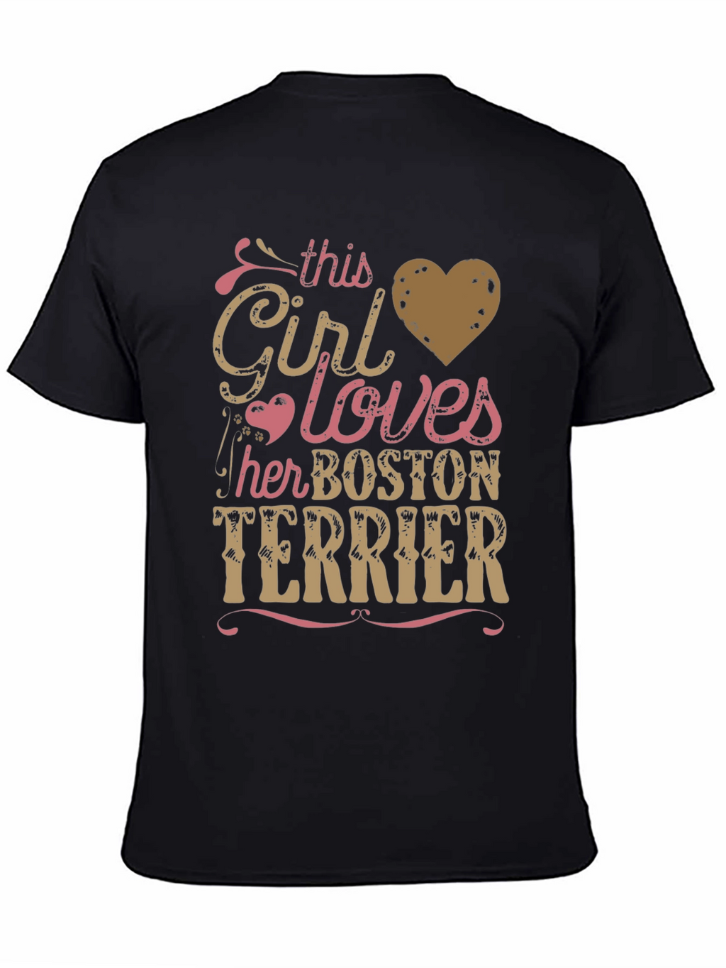 This Girl Loves Her Boston Terrier T-Shirt