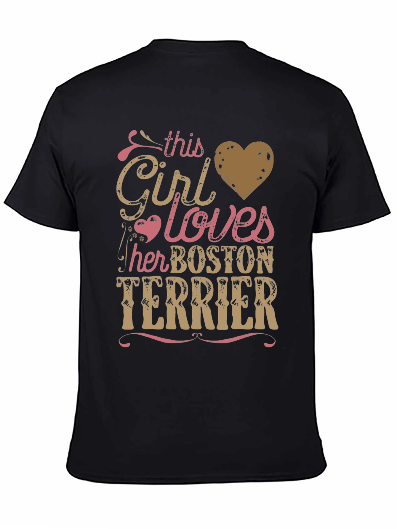 This Girl Loves Her Boston Terrier T-Shirt